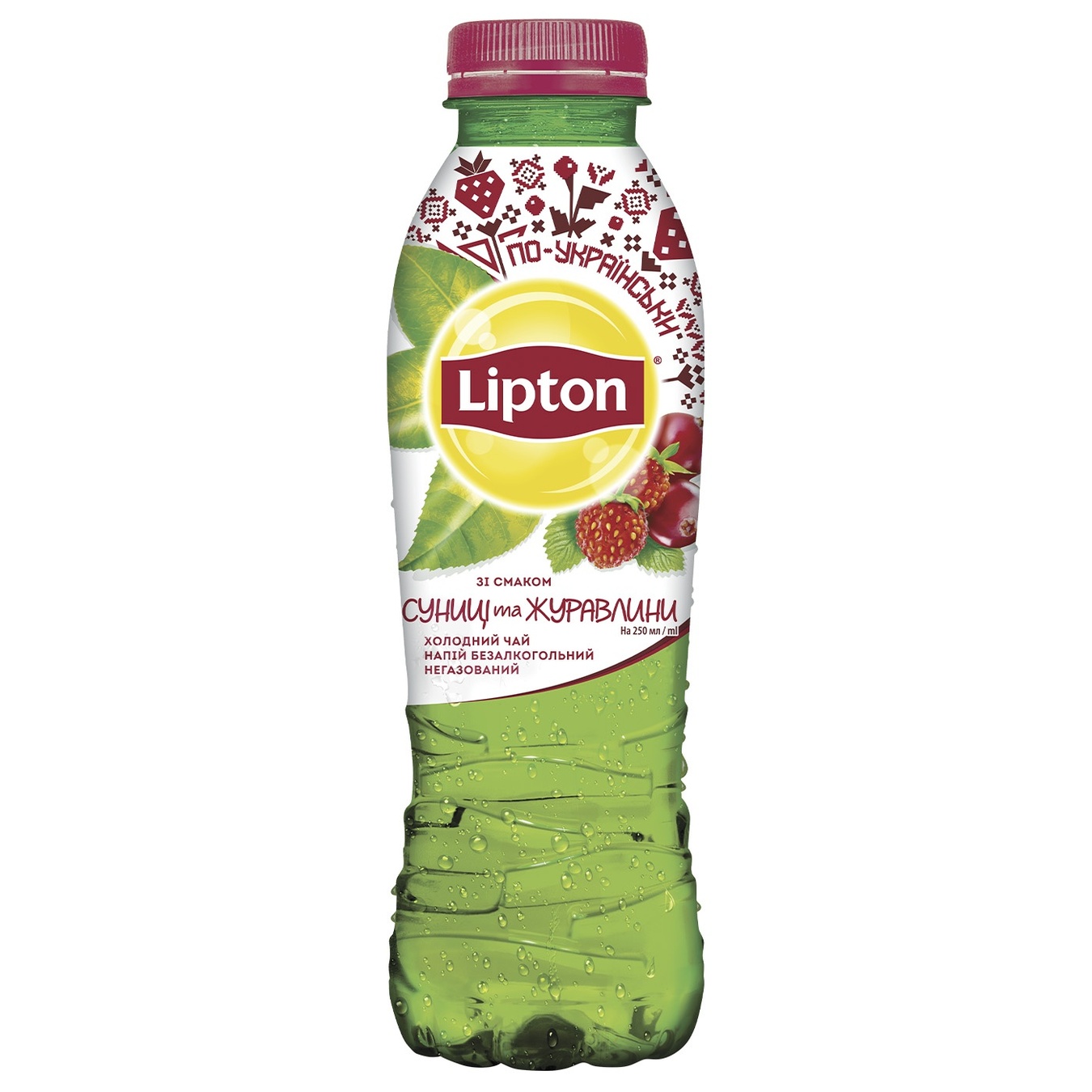 

Чай зеленый холодный Lipton Земляника и клюква 0,5л