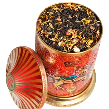 Akbar Music Carousel Orient Mystery Leaf Teas Blend with Flower Petals and Rose Oil 250g - buy, prices for Auchan - photo 3