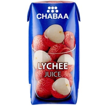 Chabaa Lychee Juice 180ml - buy, prices for ULTRAMARKET - photo 1