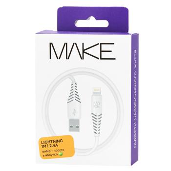 Make Cable Lightning 2.4A PVC 1m - buy, prices for NOVUS - photo 1