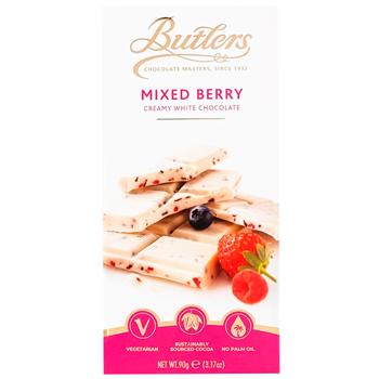 Butlers White Chocolate with Berry Flakes 90g - buy, prices for - photo 1