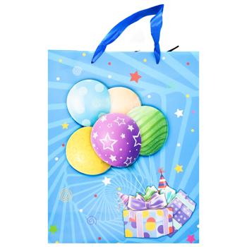 Пакет подарочный бумажный 26*32*10см - купить, цены на Таврия В - фото 3