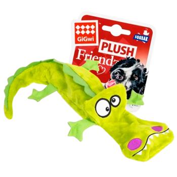 Іграшка для собак GiGwi Plush Крокодил з пищалкою 38см - купити, ціни на MasterZoo - фото 2