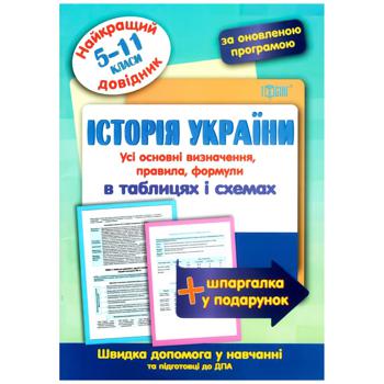 Книга Історія України в таблицях і схемах 5-11 класи