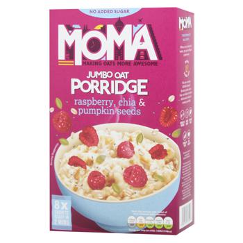 Moma Oat Porridge with Raspberry, Chia and Pumpkin Seeds 280g - buy, prices for WINETIME - photo 1