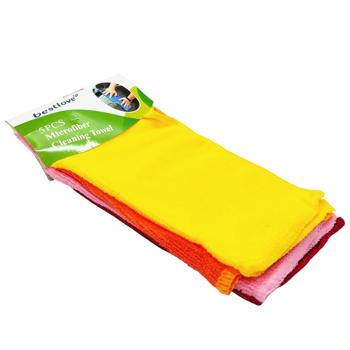 Набір ганчірок Kornel з мікрофібри 5 шт. 25х25см KL-110-5 - купить, цены на КОСМОС - фото 3