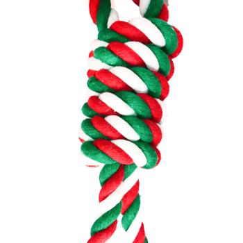 MasterZoo Christmas Rope with Two Handles Dog Toy 8x30cm - buy, prices for MasterZoo - photo 2