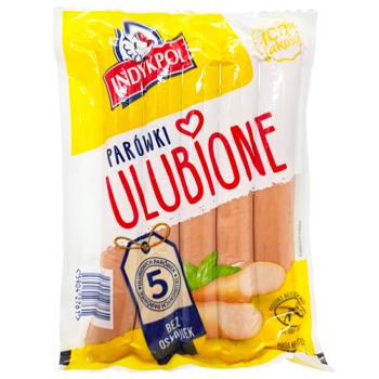 Сосиски Indykpol 205г Улюблені з індич. м'яса (Польща) - купити, ціни на КОСМОС - фото 1