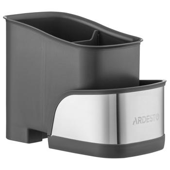 Ardesto Gray Brush Organizer 15*10*13.5cm - buy, prices for MegaMarket - photo 3