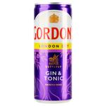 Gordon`s Gin&Tonic Low-alcohol Drink 6.4% 250ml
