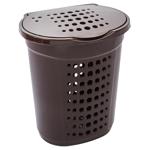 Корзина для белья Алеана коричневая 60л
