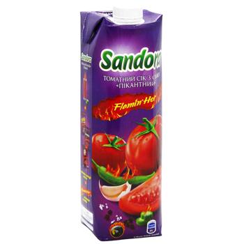 Сок Sandora Пикантный томатный с солью 0,95л - купить, цены на КОСМОС - фото 3
