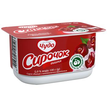 Десерт творожный Чудо Вишня 5% 100г - купить, цены на Эпицентр FOOD - фото 1