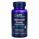 Метилфолат Life Extensions L-Methylfolate оптимизированный 1700мкг DFE 100 таблеток