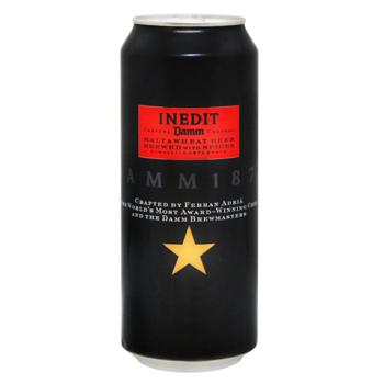 Пиво Estrella Damm Inedit cветлое 4,8% 0,5л - купить, цены на КОСМОС - фото 1