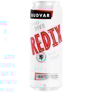 Пиво Budweiser Redix светлое 4% 0,5л