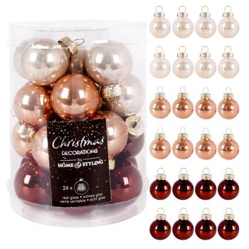 Christmas Ball Set 24pcs*25mm - buy, prices for COSMOS - photo 2