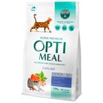 Корм сухий Optimeal з лососем для стерилізованих котів 700г