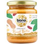 Паста арахисовая Biona Organic хрустящая без соли 350г