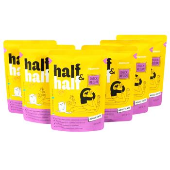 Half&Half Wet Food with Duck for Adult Cats 5+1pcs x 100g - buy, prices for MasterZoo - photo 4