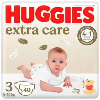 Підгузки Huggies Extra Care 3 6-10кг 40шт - купити, ціни на - фото 13