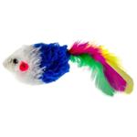 Pet Fun Мишка іграшка для котів 10,5 см - колір в асортименті