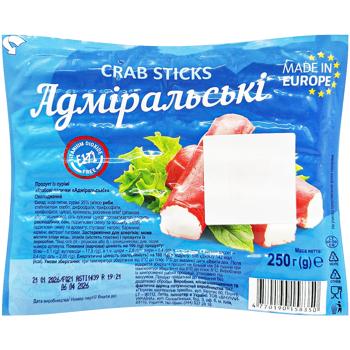 Admiral Chilled Crab Sticks 250g - buy, prices for COSMOS - photo 1