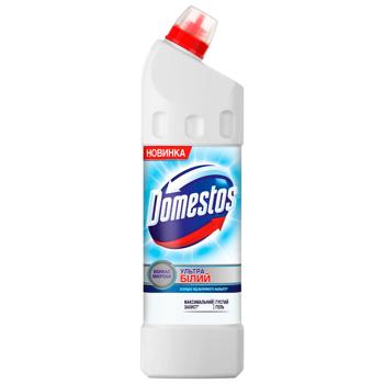 Средство чистящее Domestos Ультра белый для унитаза 1л - купить, цены на NOVUS - фото 1