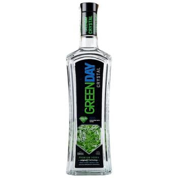Crystal Green Day Vodka 40% 0.7l - buy, prices for COSMOS - photo 1