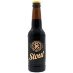 Пиво John Barleycorn Stout темне нефільтроване 5% 0,33л