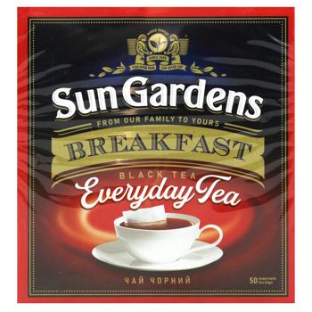 Чай чорний Sun Gardens Pekoe Fannings 1,8г*50шт - купити, ціни на Auchan - фото 2