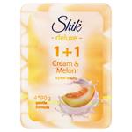 Мыло твердое Shik Deluxe Крем и дыня 4шт*90г