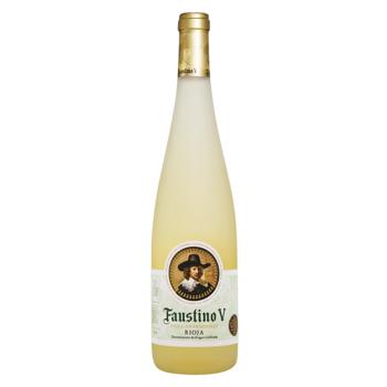 Вино Faustino V Rioja DOC белое сухое 12% 0,75л - купить, цены на NOVUS - фото 1
