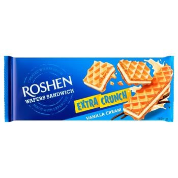 Вафли Roshen Extra Crunch ваниль 142г