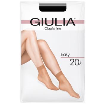 Giulia Easy Top Comfort 20 Den Nero Womens Socks 2Pairs - buy, prices for EKO Market - photo 1