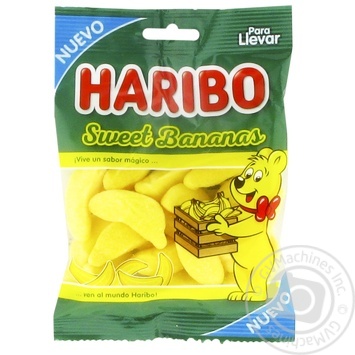 Цукерки Haribo Sweet Bananas жувальні 90г