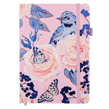 Buromax Notebook Business Cherie A5 96p. Checkered Peach - buy, prices for - photo 1