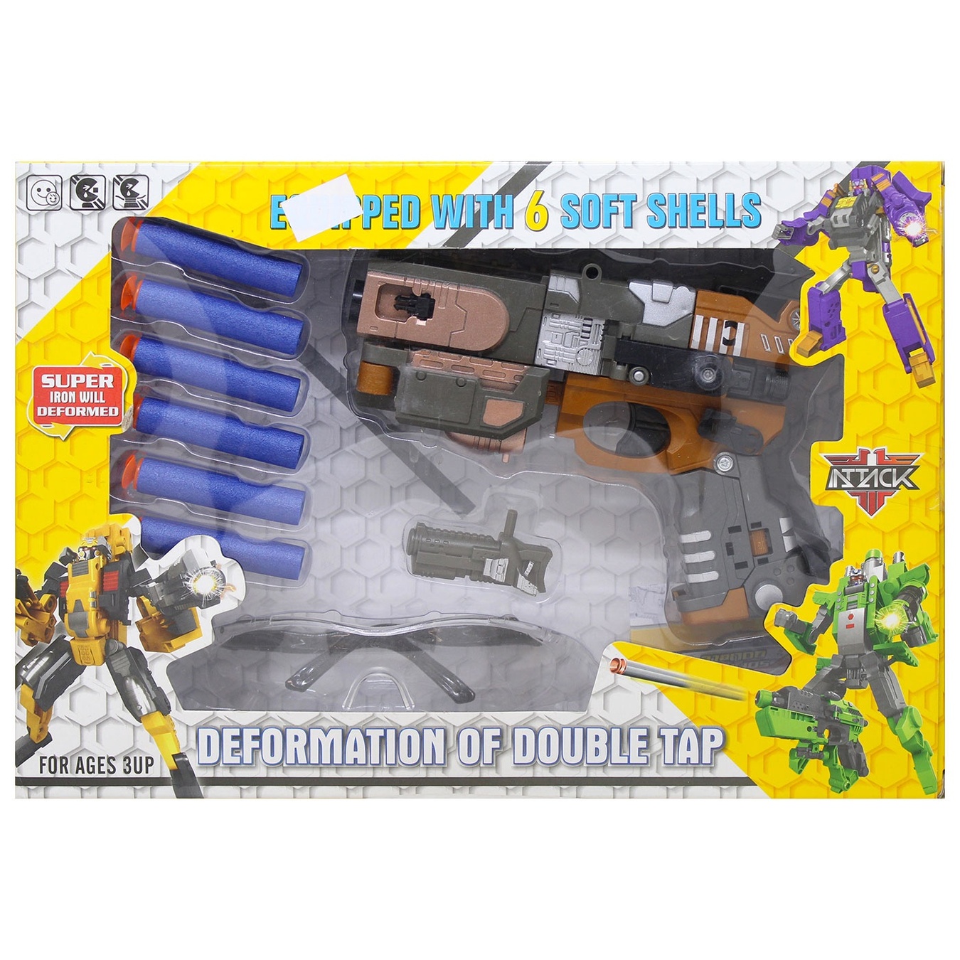 

Игрушка бластер трансформер HW-501A