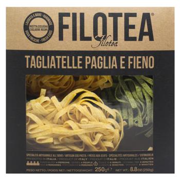 Макаронные изделия Filotea Tagliatelle Paglia & Fieno яичные 250г - купить, цены на WINETIME - фото 2