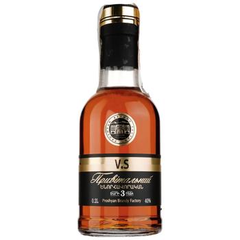 Proshyan Congratulatory 3 Years Cognac of Armenia 40% 200ml