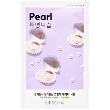 Missha Airy Fit Pearl Tissue Face Mask 19g