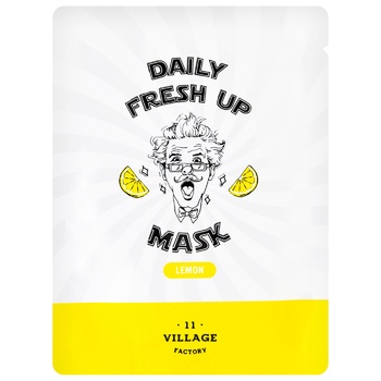 Village 11 Factory Daily Fresh Up Lemon Face Mask 15ml