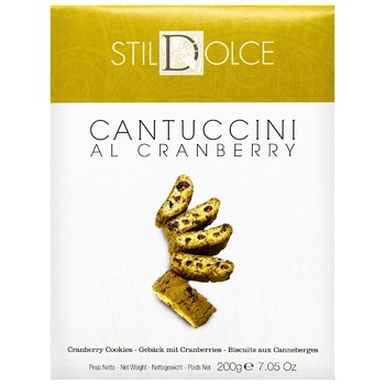 StilDolce Cantuccine Cranberry Cookies 200g - buy, prices for METRO - photo 2