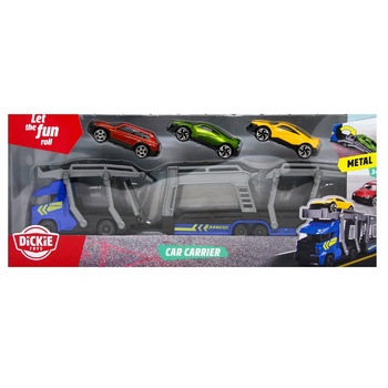 Игрушка Dickie Toys Автотранспортер с 3 машинками 28см - купить, цены на ULTRAMARKET - фото 2