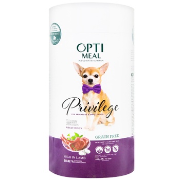 Optimeal with lamb for dogs dry food 650g - buy, prices for NOVUS - photo 1