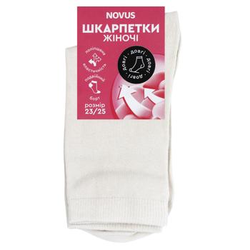 Носки женские Novus длинные р.23-25 бежевый