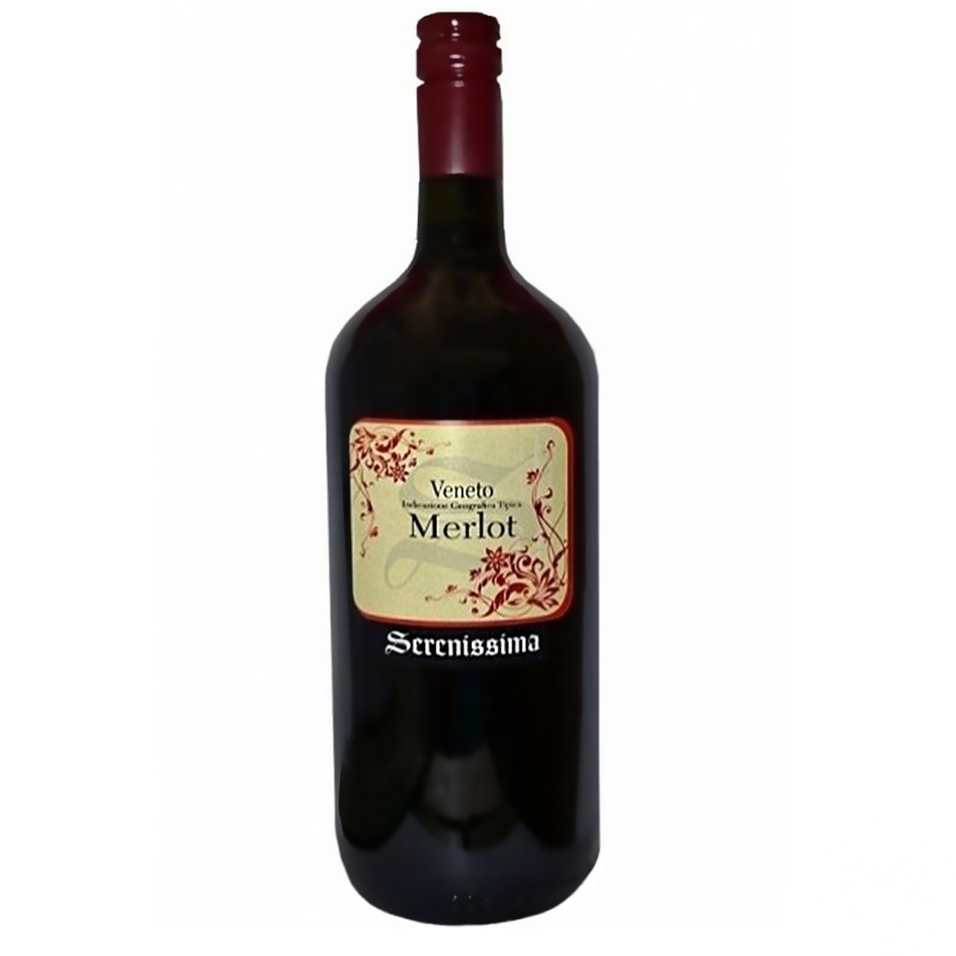 

Вино Serenissima Veneto Merlot красное сухое 11% 1.5л