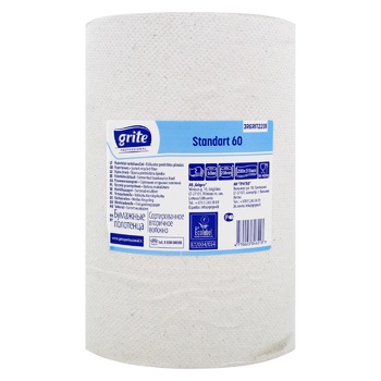 Grite Standart Paper Towels 60 V 200х135cm 190 sheets - buy, prices for MegaMarket - photo 1