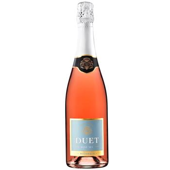 Duet Sec Rose Dry Sparkling Wine 10% 0.75l - buy, prices for - photo 1