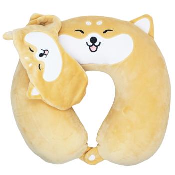 Travel Pillow with Mask 30*25cm - buy, prices for - photo 3